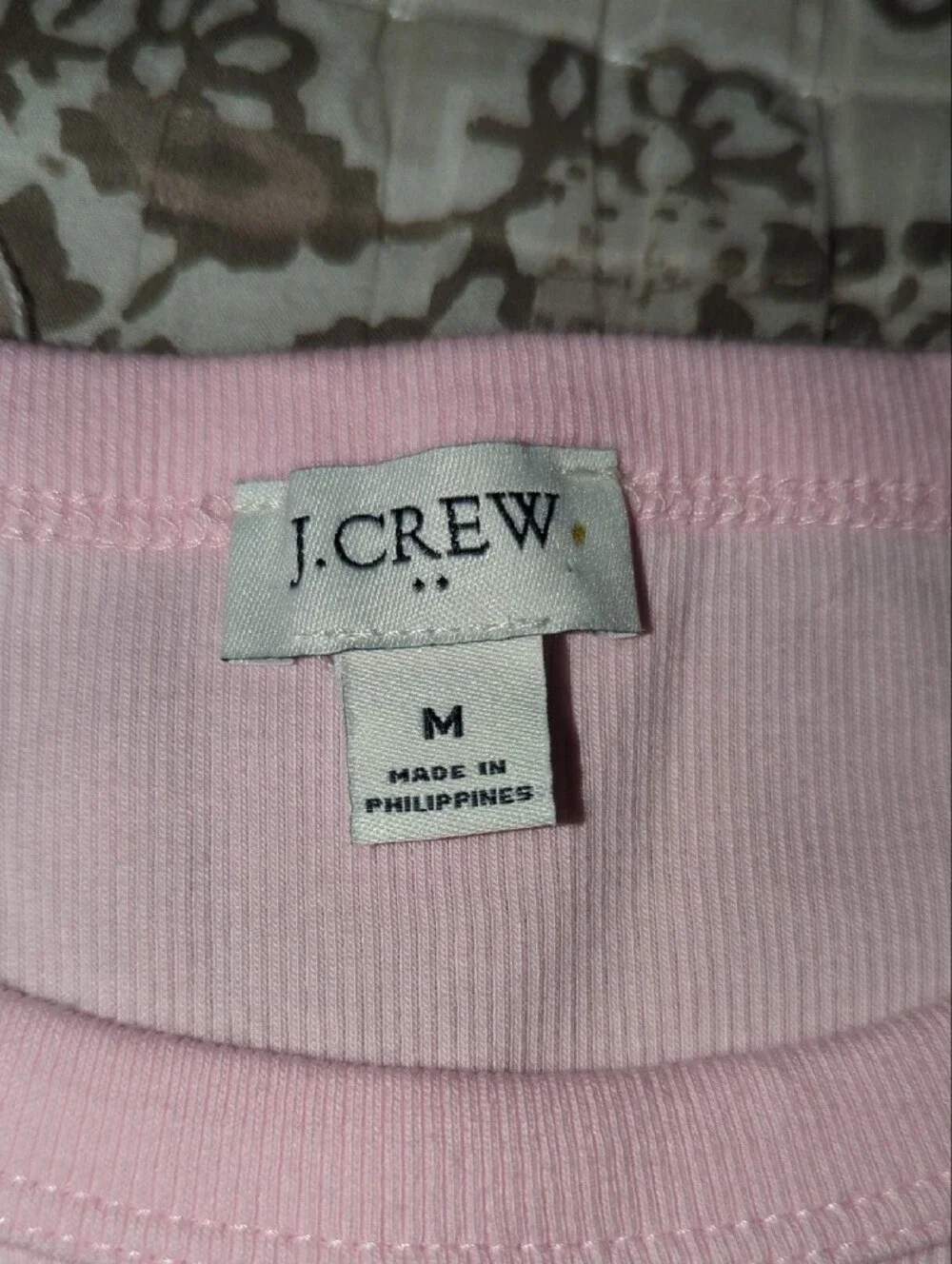 J. Crew Light Pink Short Sleeve Crewneck Tee